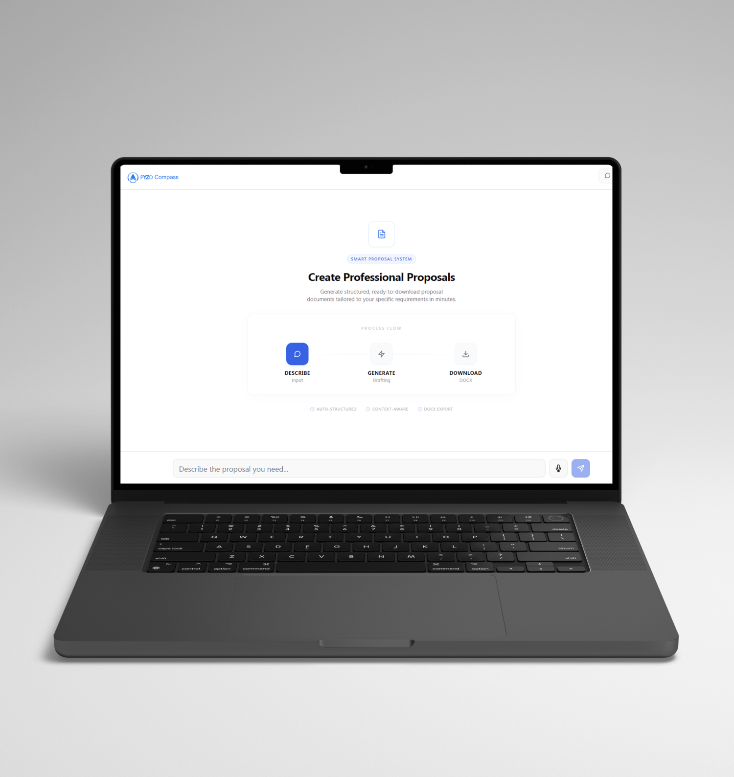 Pyzo Compass product mockup